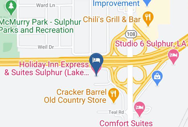 Calcasieu Par - Holiday Inn Express & Suites Sulphur Lake Charles Maps