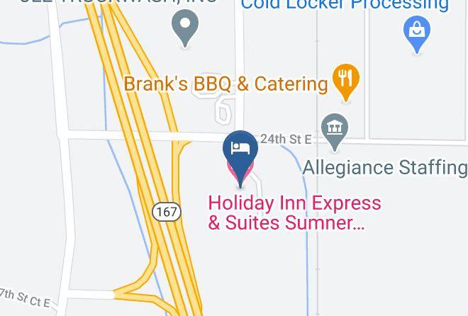 Holiday Inn Express & Suites Sumner Puyallup Area Harita - Washington - Pierce