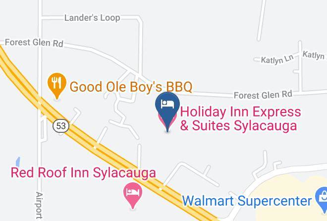 Talladega - Holiday Inn Express & Suites Sylacauga Maps