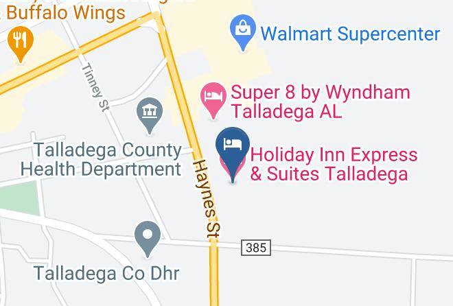 Talladega - Holiday Inn Express & Suites Talladega Maps