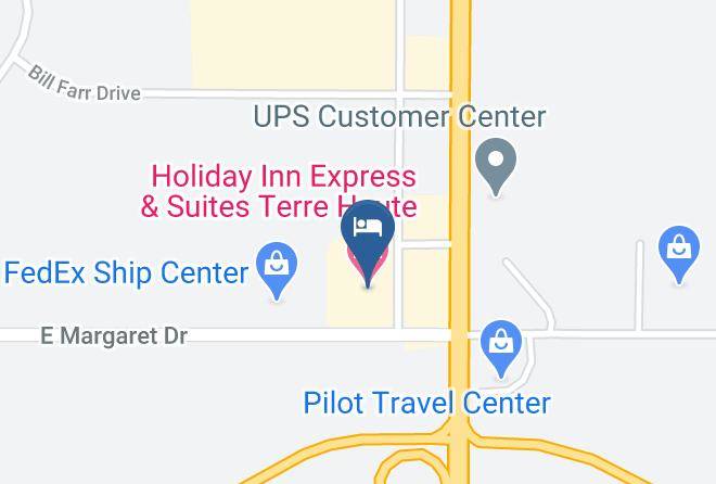Holiday Inn Express & Suites Terre Haute Map