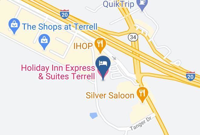 Kaufman - Holiday Inn Express & Suites Terrell Maps