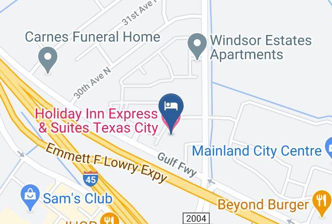 Galveston - Holiday Inn Express & Suites Texas City Maps