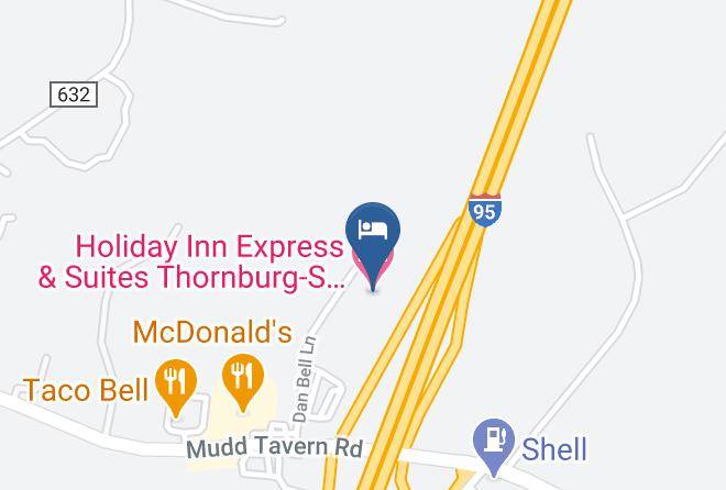 Spotsylvania - Holiday Inn Express & Suites Thornburg S Fredericksburg Maps