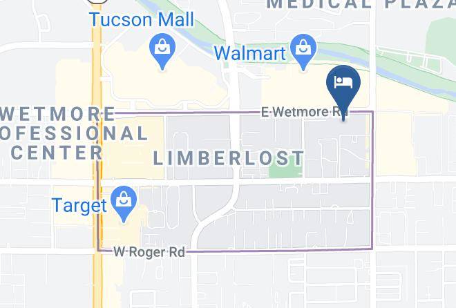 Holiday Inn Express & Suites Tucson Mall Map