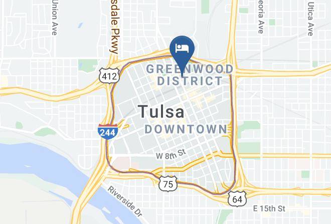 Tulsa - Holiday Inn Express & Suites Tulsa Downtown Maps