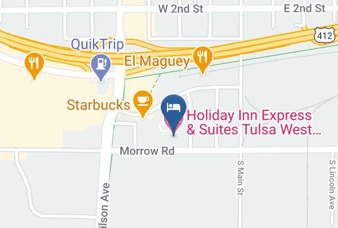 Tulsa - Holiday Inn Express & Suites Tulsa West Sand Springs Maps