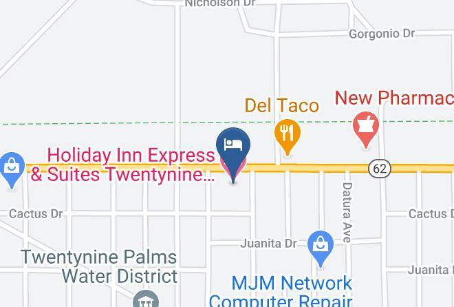 San Bernardino - Holiday Inn Express & Suites Twentynine Palms Joshua Tree Maps