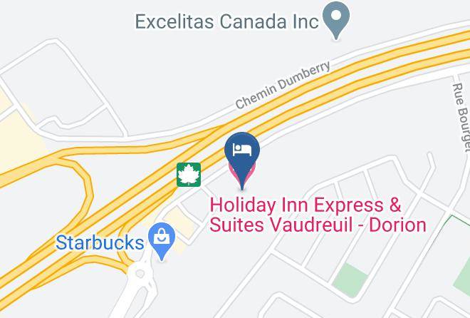 Holiday Inn Express & Suites Vaudreuil Dorion Map