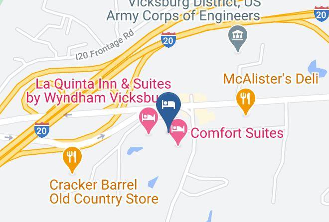 Warren - Holiday Inn Express & Suites Vicksburg Maps