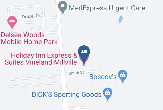 Cumberland - Holiday Inn Express & Suites Vineland Millville Maps
