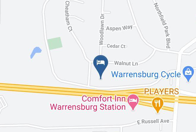 Holiday Inn Express & Suites Warrensburg North Map