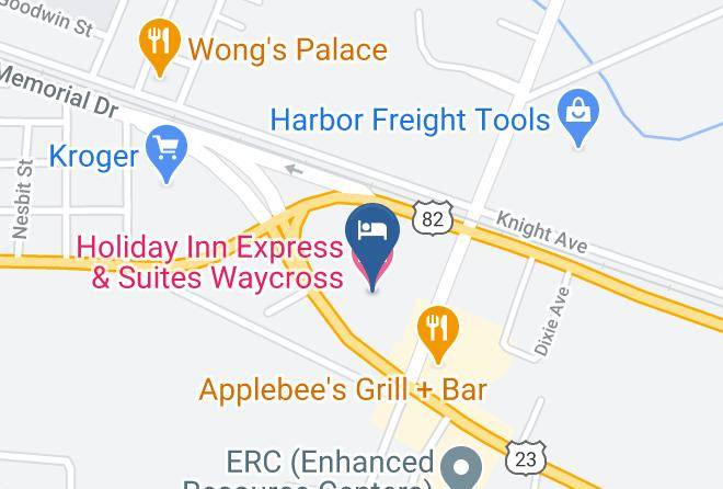 Ware - Holiday Inn Express & Suites Waycross Maps