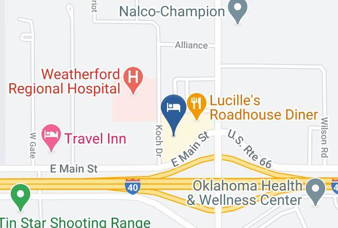 Custer - Holiday Inn Express & Suites Weatherford Maps