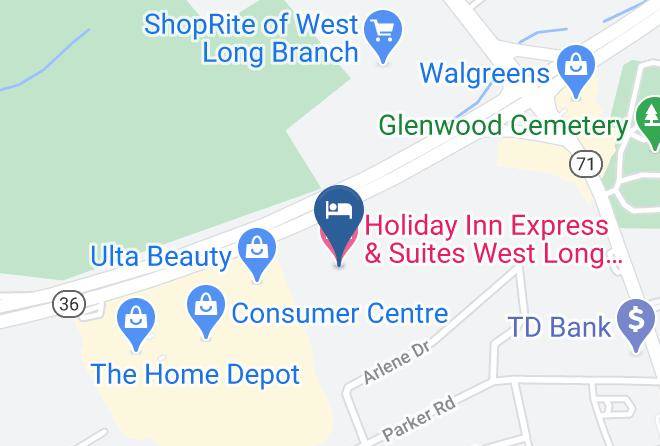 Monmouth - Holiday Inn Express & Suites West Long Branch Eatontown Maps