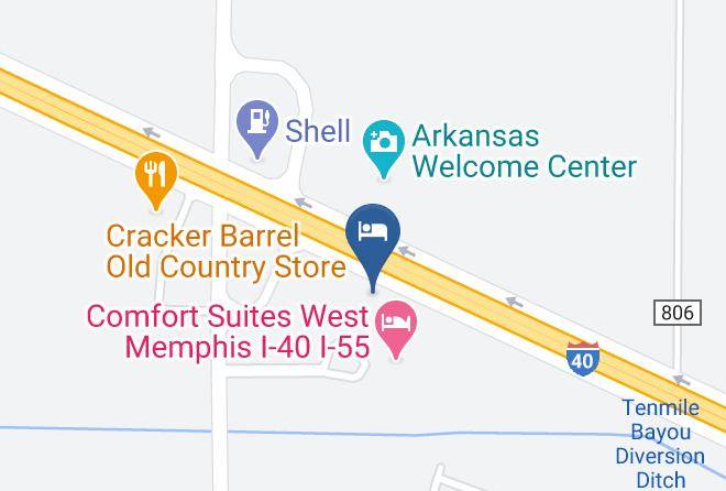 Crittenden - Holiday Inn Express & Suites West Memphis Maps