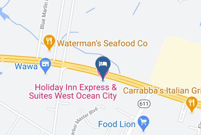Worcester - Holiday Inn Express & Suites West Ocean City Maps