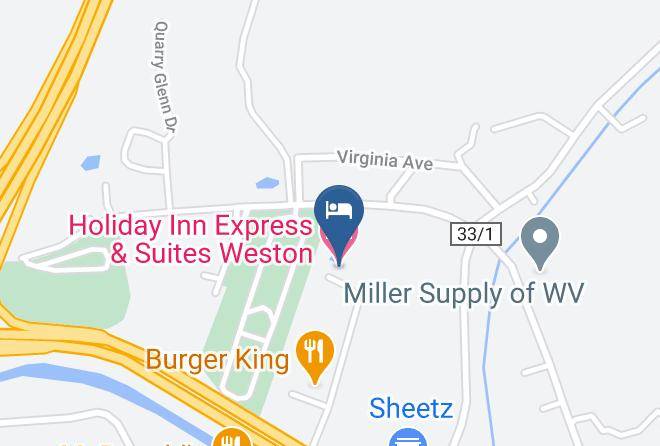 Holiday Inn Express & Suites Weston Map