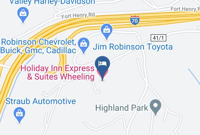 Ohio - Holiday Inn Express & Suites Wheeling Maps