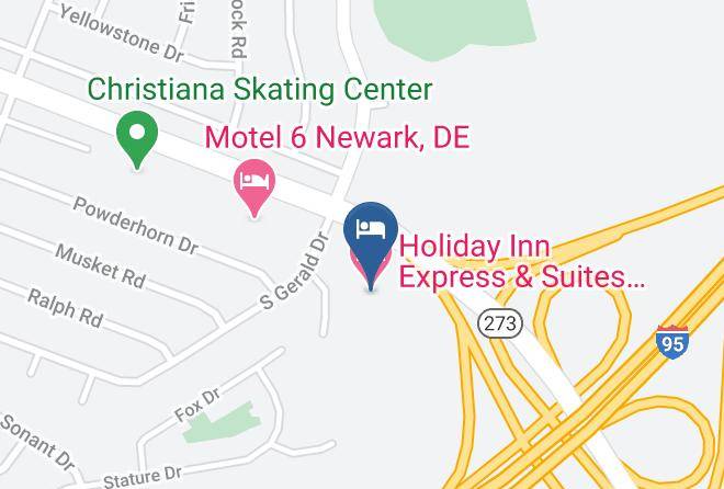 Holiday Inn Express & Suites Wilmington Newark Map