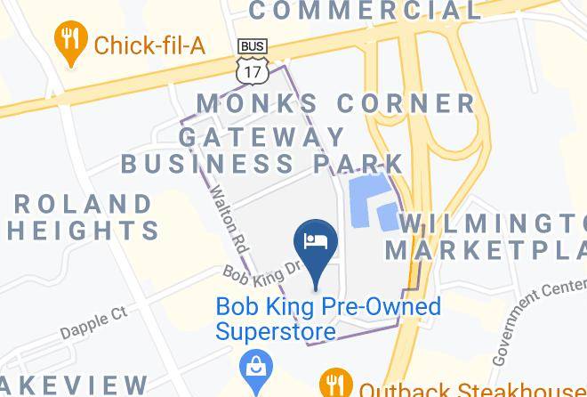 Holiday Inn Express & Suites Wilmington University Ctr Map