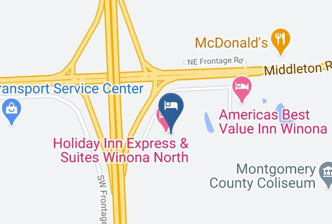 Holiday Inn Express & Suites Winona North Map