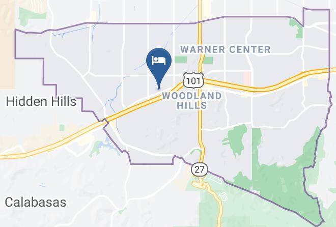 Los Angeles - Holiday Inn Express & Suites Woodland Hills Maps