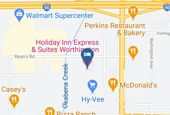 Nobles - Holiday Inn Express & Suites Worthington Maps