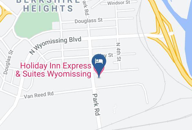 Holiday Inn Express & Suites Wyomissing Map
