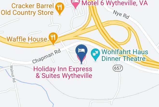 Holiday Inn Express & Suites Wytheville Map