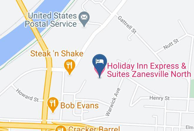 Muskingum - Holiday Inn Express & Suites Zanesville North Maps