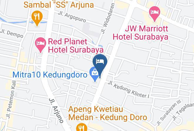 Kota Surabaya - Holiday Inn Express Surabaya Centerpoint Maps