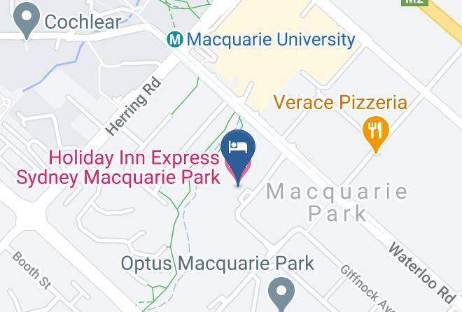 Ryde - Holiday Inn Express Sydney Macquarie Park Maps