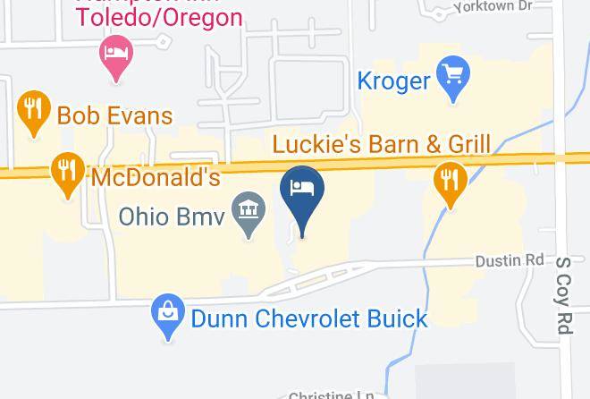 Lucas - Holiday Inn Express Toledo Oregon Maps
