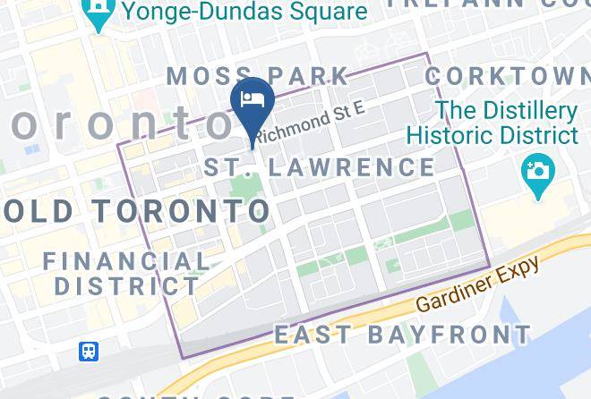 Toronto - Holiday Inn Express Toronto Downtown Maps