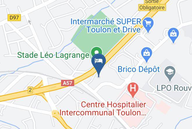 Var - Holiday Inn Express Toulon Est Maps