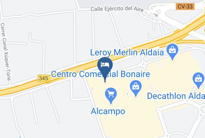 Holiday Inn Express Valencia Bonaire Map