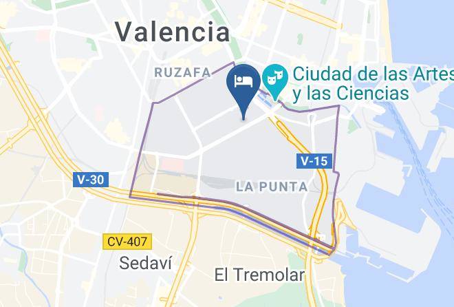 Valencia - Holiday Inn Express Valencia Ciudad Las Ciencias Maps