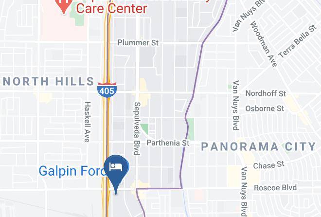 Los Angeles - Holiday Inn Express Van Nuys Maps