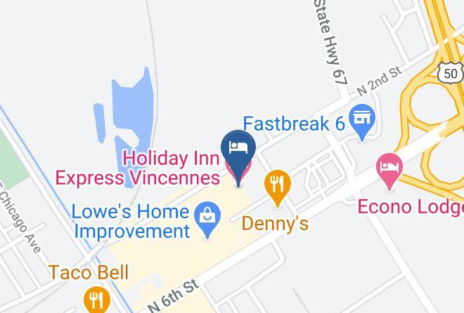 Knox - Holiday Inn Express Vincennes Maps