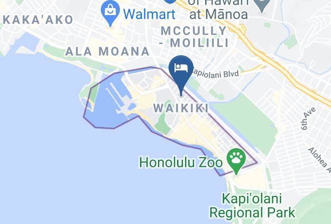Honolulu - Holiday Inn Express Waikiki Maps