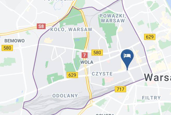 Warsaw - Holiday Inn Express Warsaw The Hub Maps
