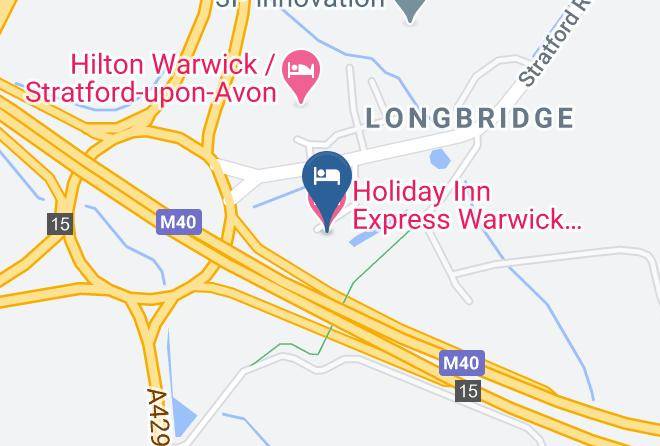 Warks - Holiday Inn Express Warwick Stratford Upon Avon Maps