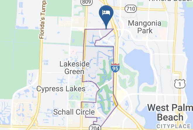 Palm Beach - Holiday Inn Express West Palm Beach Metrocentre Maps