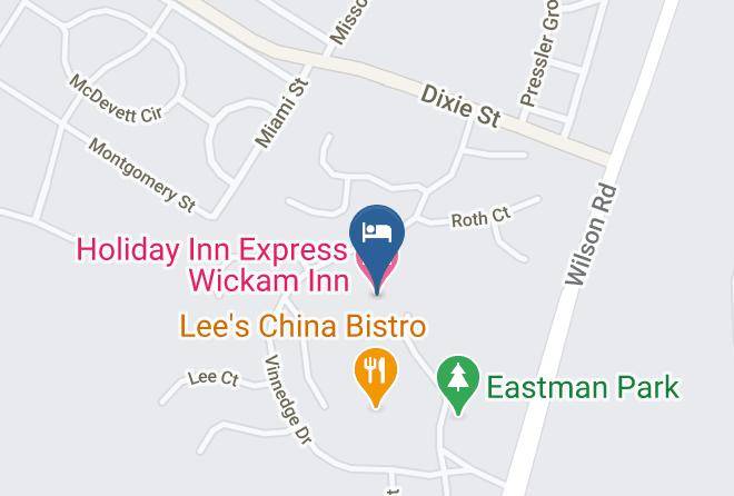 Hardin - Holiday Inn Express Wickam Inn Maps