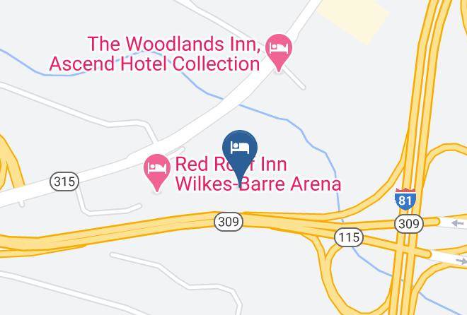 Luzerne - Holiday Inn Express Wilkes Barre East Maps