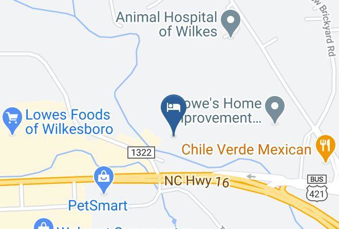 Wilkes - Holiday Inn Express Wilkesboro Maps