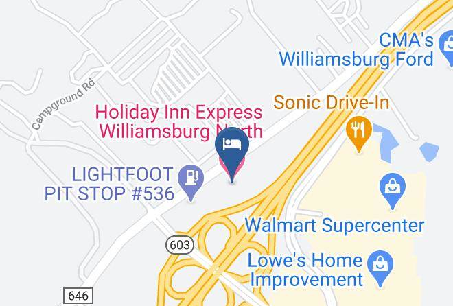 York - Holiday Inn Express Williamsburg North Maps