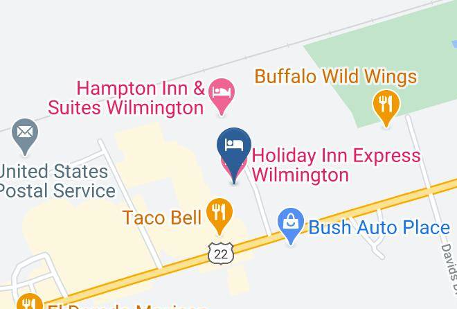 Holiday Inn Express Wilmington Map