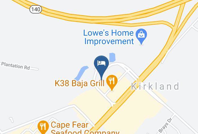 New Hanover - Holiday Inn Express Wilmington Porters Neck Maps